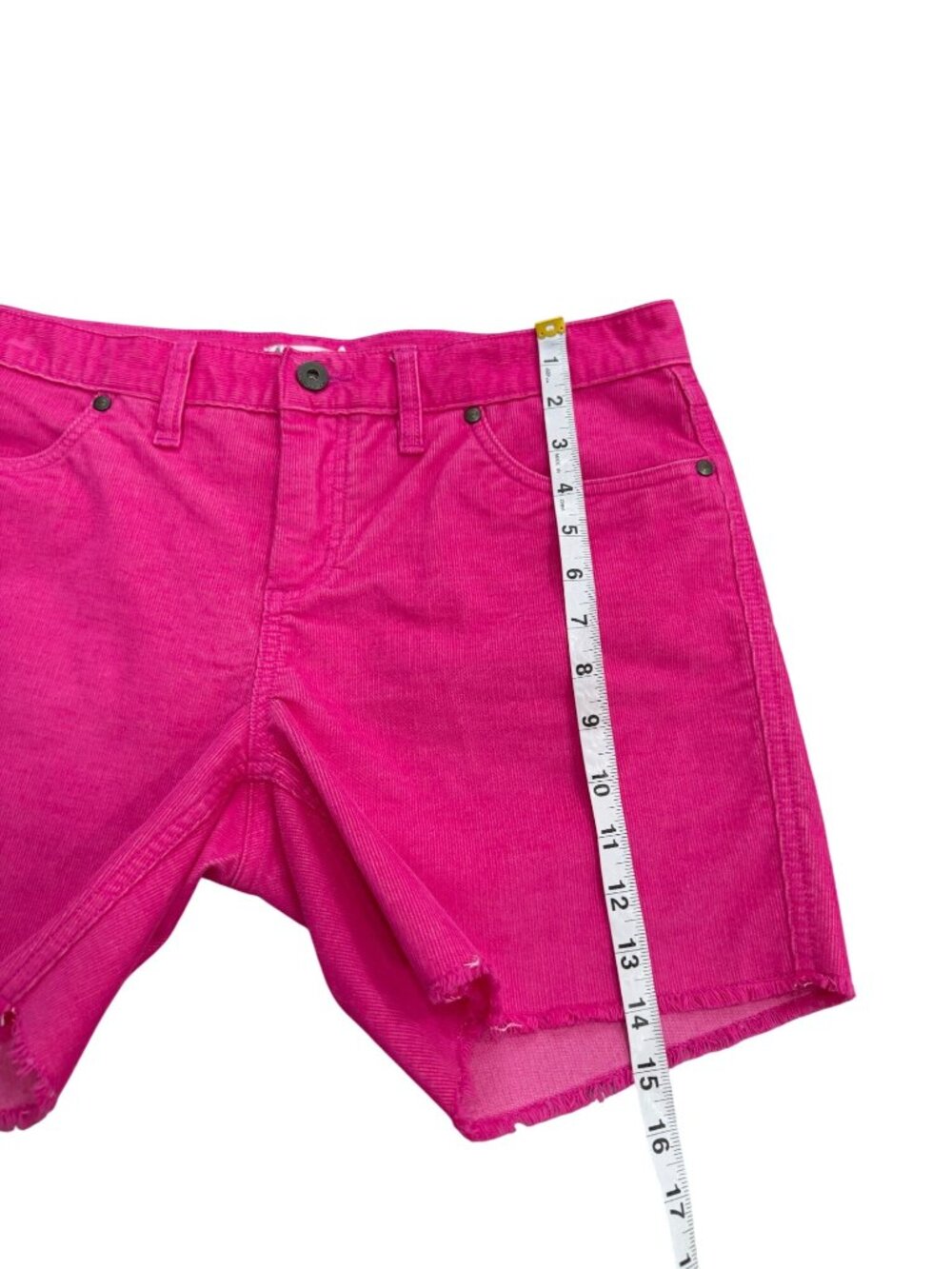 Carve Designs Womens Size 6 Oahu Shorts Corduroy Hot Pink Frayed Hem 5" - Picture 5 of 7